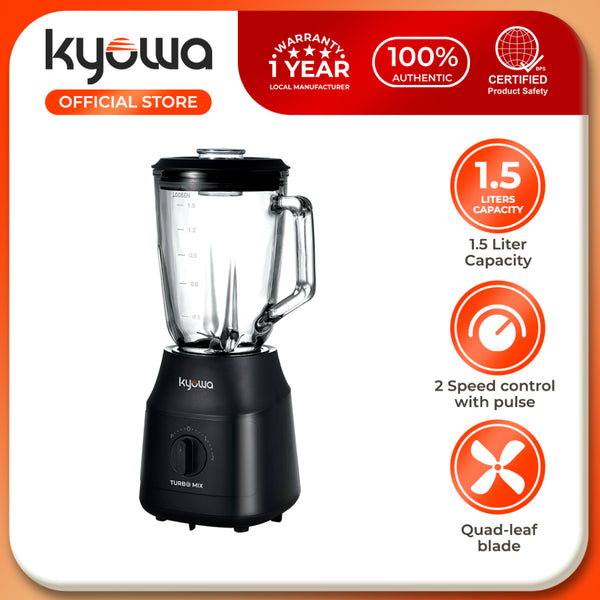 Kyowa 1.5 Liter Blender - Black (K47281)