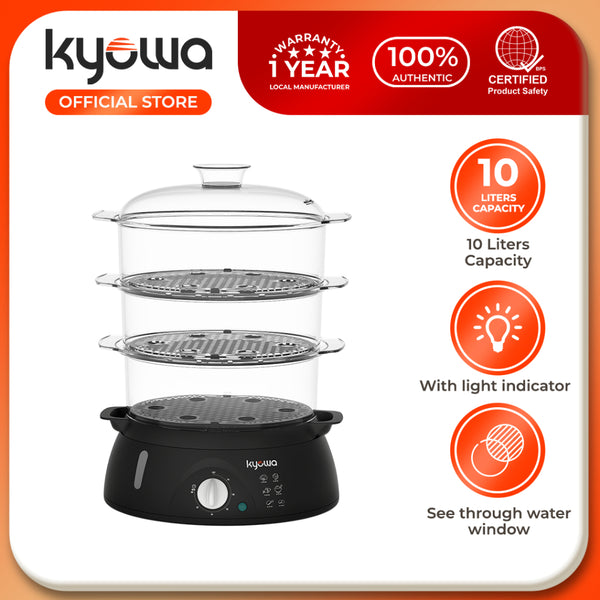 Kyowa Electric Steamer - Black (K1903)